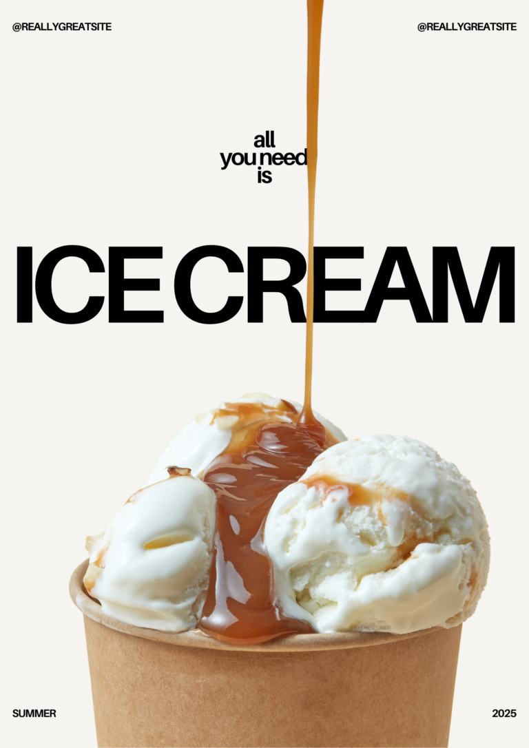 Beige and Orange Double Exposure Adventure Movie Poster